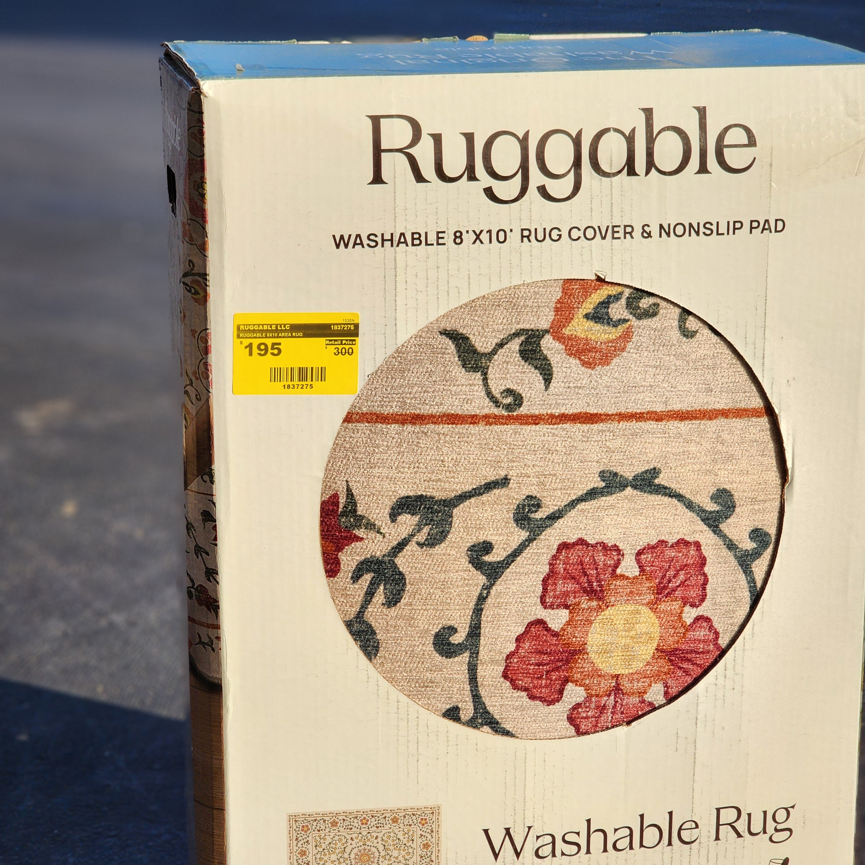 RUGGABLE 8X10 AREA RUG RUGGABLE 8X10 AREA RUG